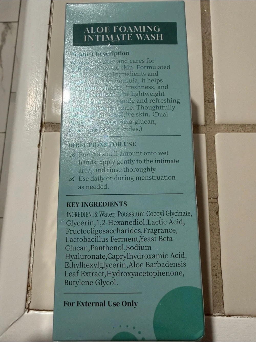 Ultra-Gentle Intimate Body Wash — White